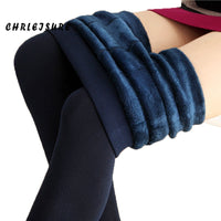 Thumbnail for LeggieWarmers - Women's Winter Warm Fleece Lined Leggings