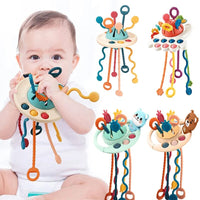 Thumbnail for Montessori Silicone Pulling Toy