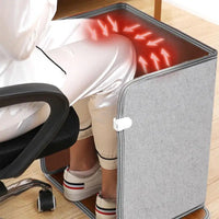 Thumbnail for CozyFeet: Foldable 3D Under Desk Foot Warmer with Timer and Auto Shut Off