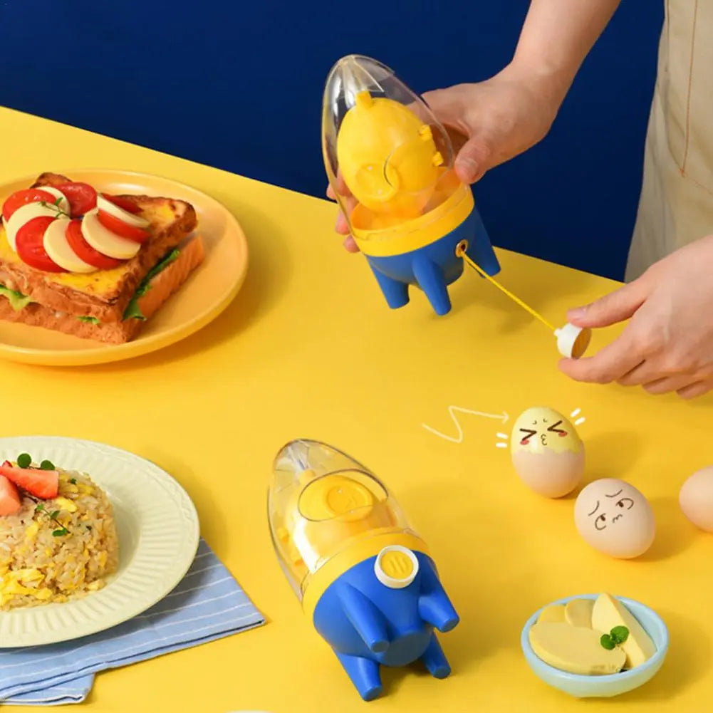 Eggstronaut™ Golden Egg Mixer and Cutter